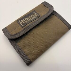 Maxpedition Spartan Wallet Khaki Nylon Tri-Fold Tactical Gear Wallet